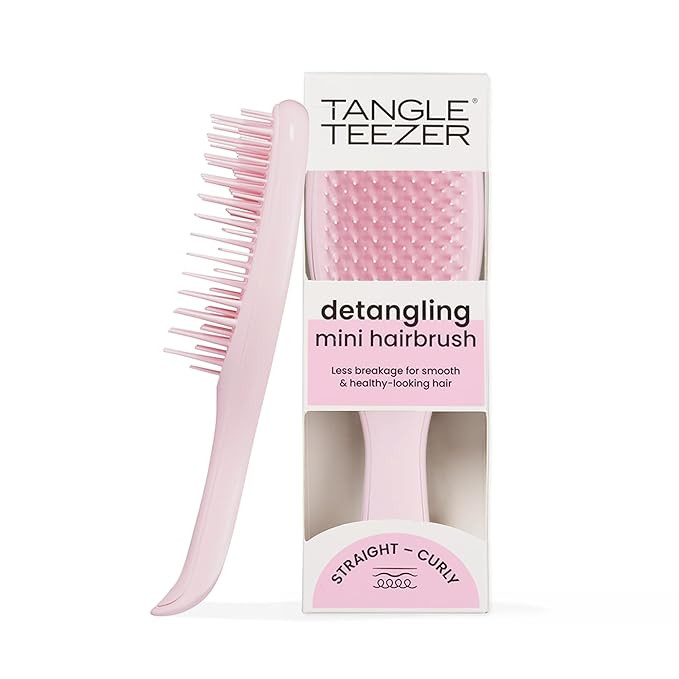 Tangle Teezer Ultimate Detangler Hairbrush, Eliminates Knots & Reduces Breakage, Mini Hair Brush ... | Amazon (US)