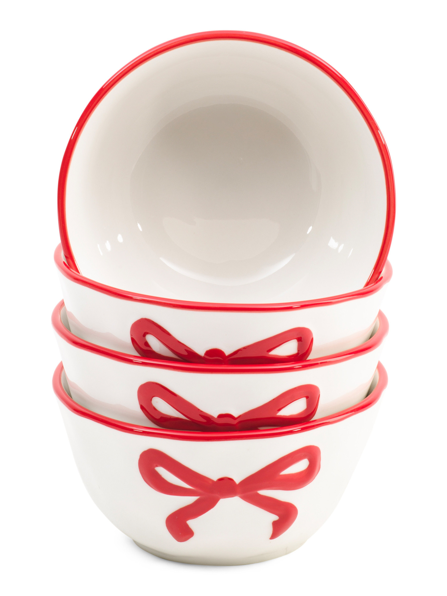 Set Of 4 Hand Painted Bow Bowls | Kitchen & Dining Room | Marshalls | Marshalls