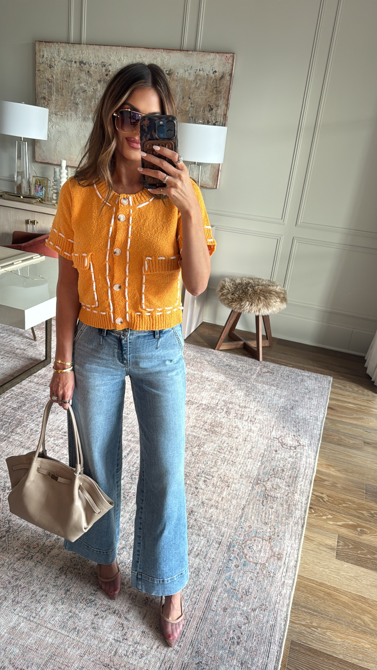 wearing a small in all the top + 26 in jeans! 🧡

use code hollie35 for 35% off! 

 