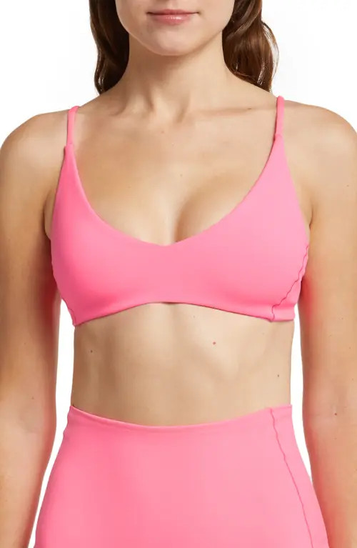 LEFT ON FRIDAY Sunday Bikini Top in Zinc at Nordstrom, Size X-Large | Nordstrom