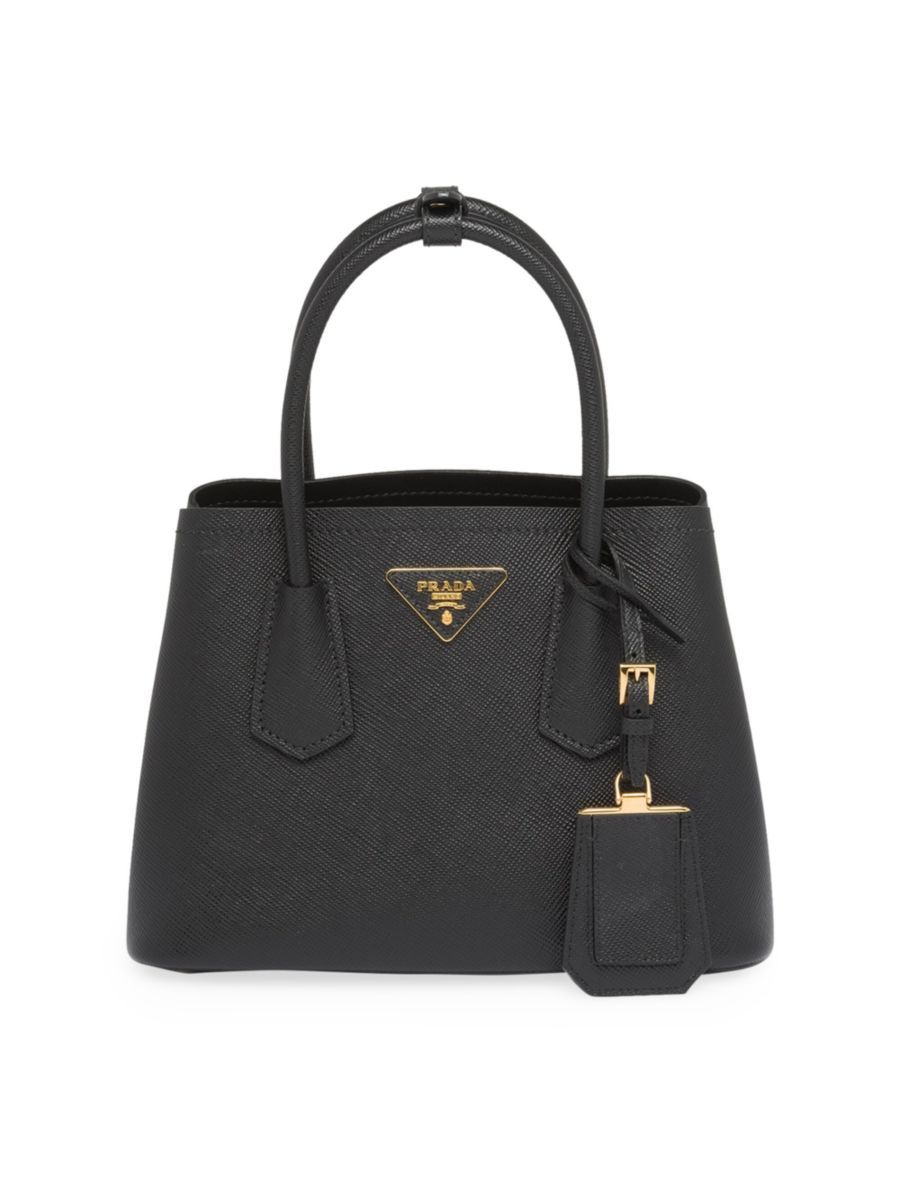 Double Saffiano Leather Mini Bag | Saks Fifth Avenue