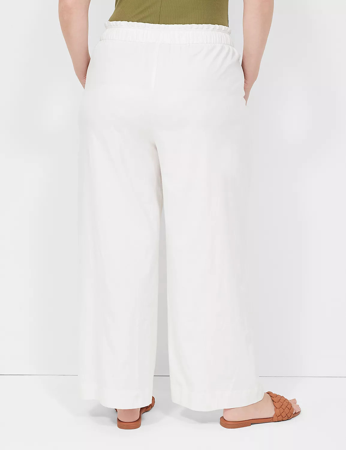 Linen Wide Leg Pant | LaneBryant | Lane Bryant (US)