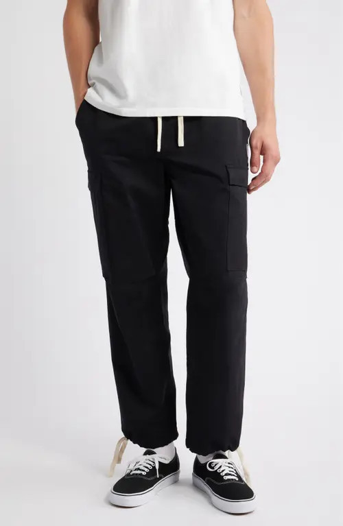 STANDARD ISSUE PD Drawstring Cargo Pants in Black at Nordstrom, Size Large | Nordstrom