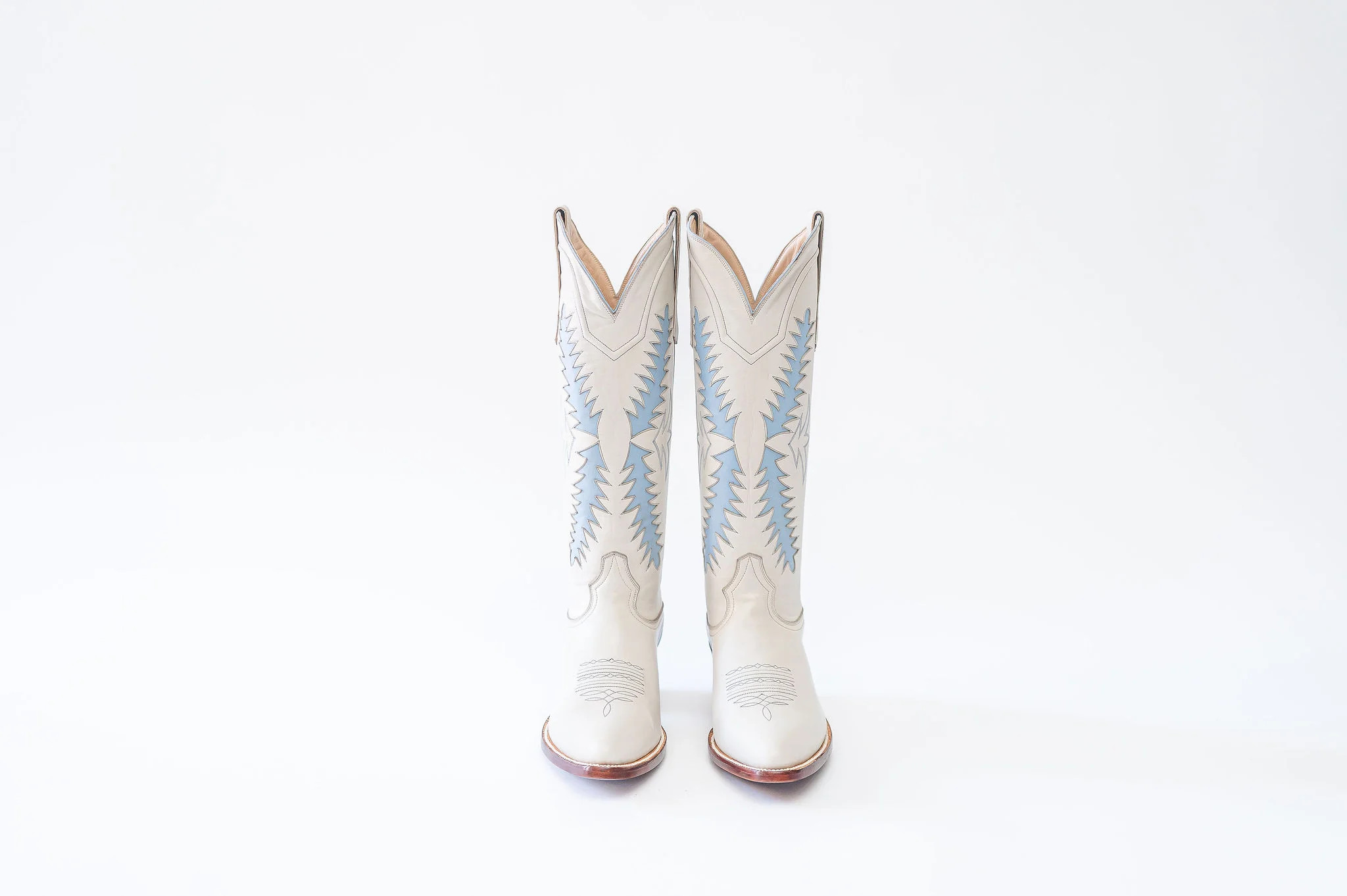 Finnley - Bone/Powder Blue | Petite Paloma