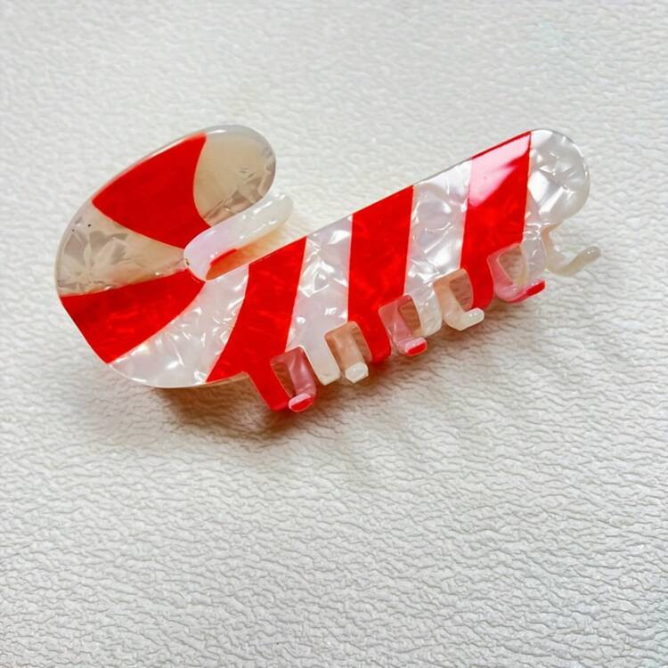 Candy cane hair clip | SHEIN