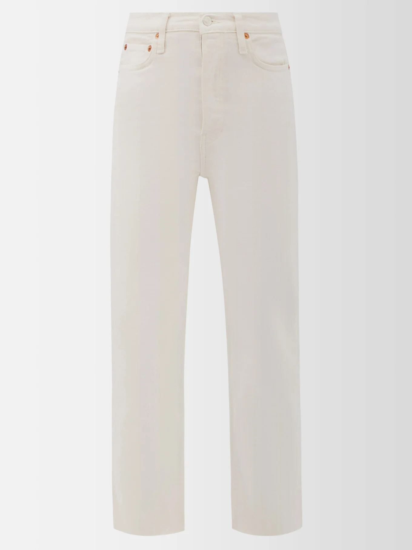 70s Stove Pipe high-rise straight-leg jeans | Matches (UK)