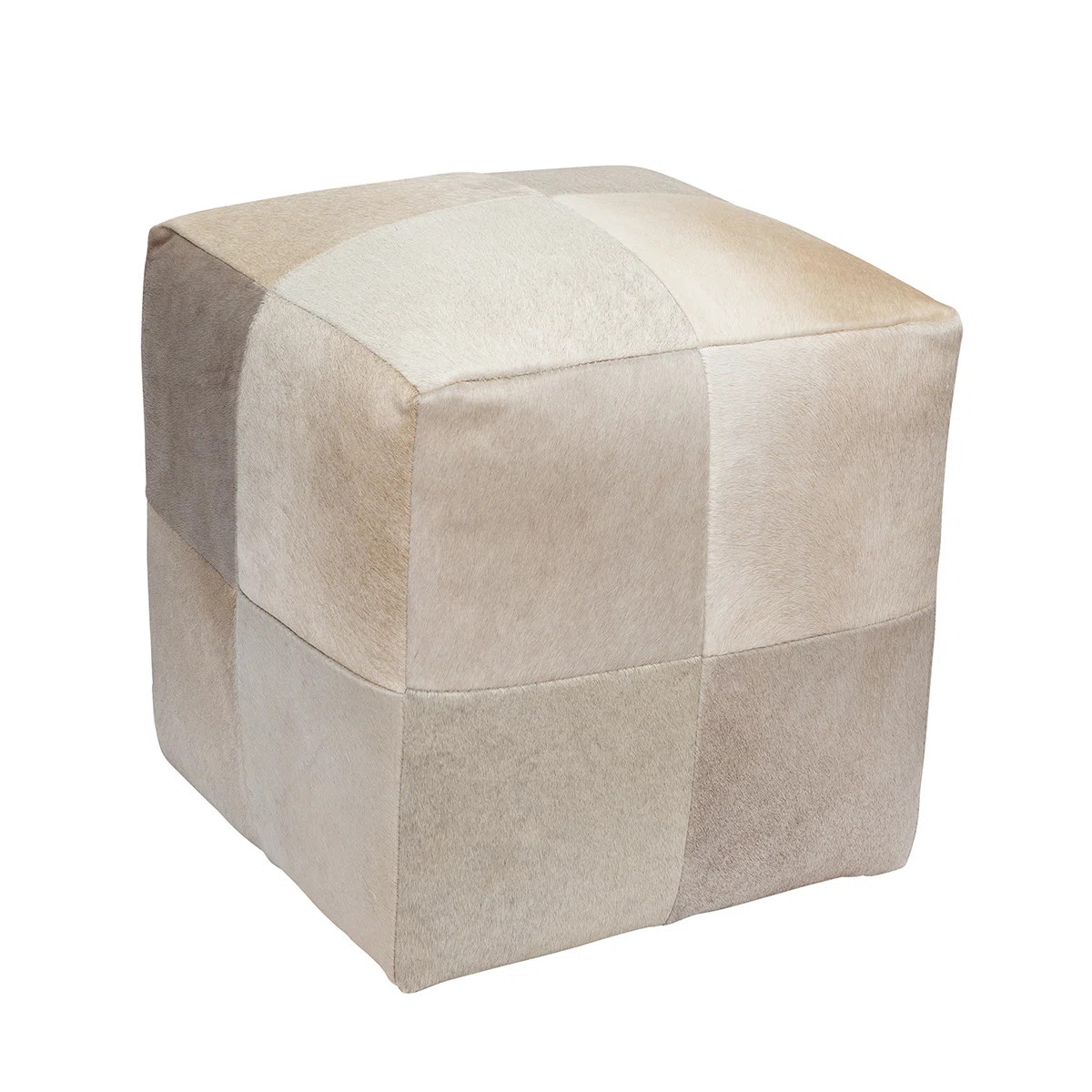 Rutha Square Leather Ottoman | Wayfair North America