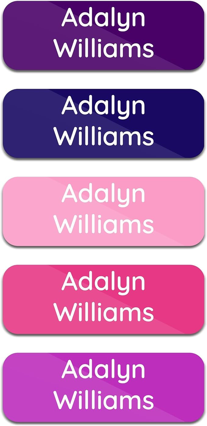 Personalized Daycare Name Labels for Kids (120 Labels) Custom Name Tag Clothing Labels - Waterpro... | Amazon (US)