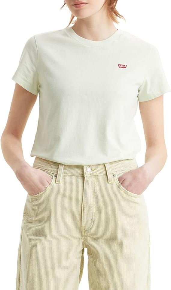 Levi's Women's Perfect Tee Meadow Mist T-Shirt | Amazon (UK)