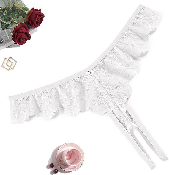 Avidlove Lace Panties Womens Sexy Bikini Underwear Criss Corss Thong Briefs V-Shape Cheeky Hipste... | Amazon (US)