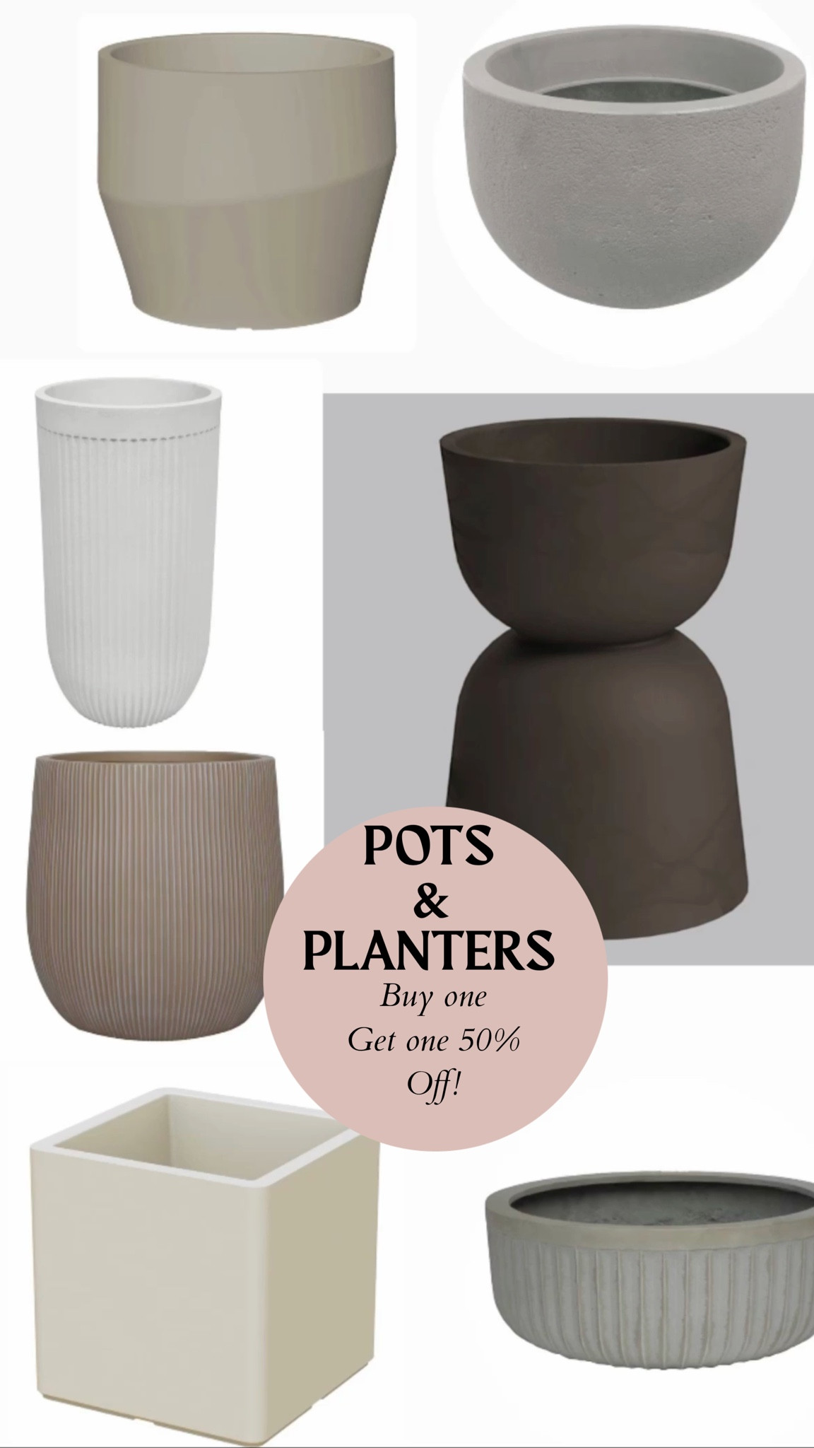 Pots and planters in every color and style! On sale now!!!

#LTKhome #LTKsalealert #LTKFind