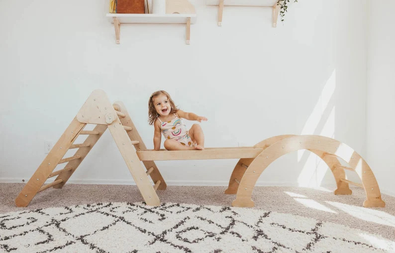 Large Foldable Montessori Climbing Triangle With Optional - Etsy | Etsy (US)