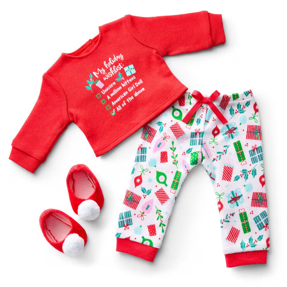 Holiday Wish List PJs for 18-inch Dolls | American Girl