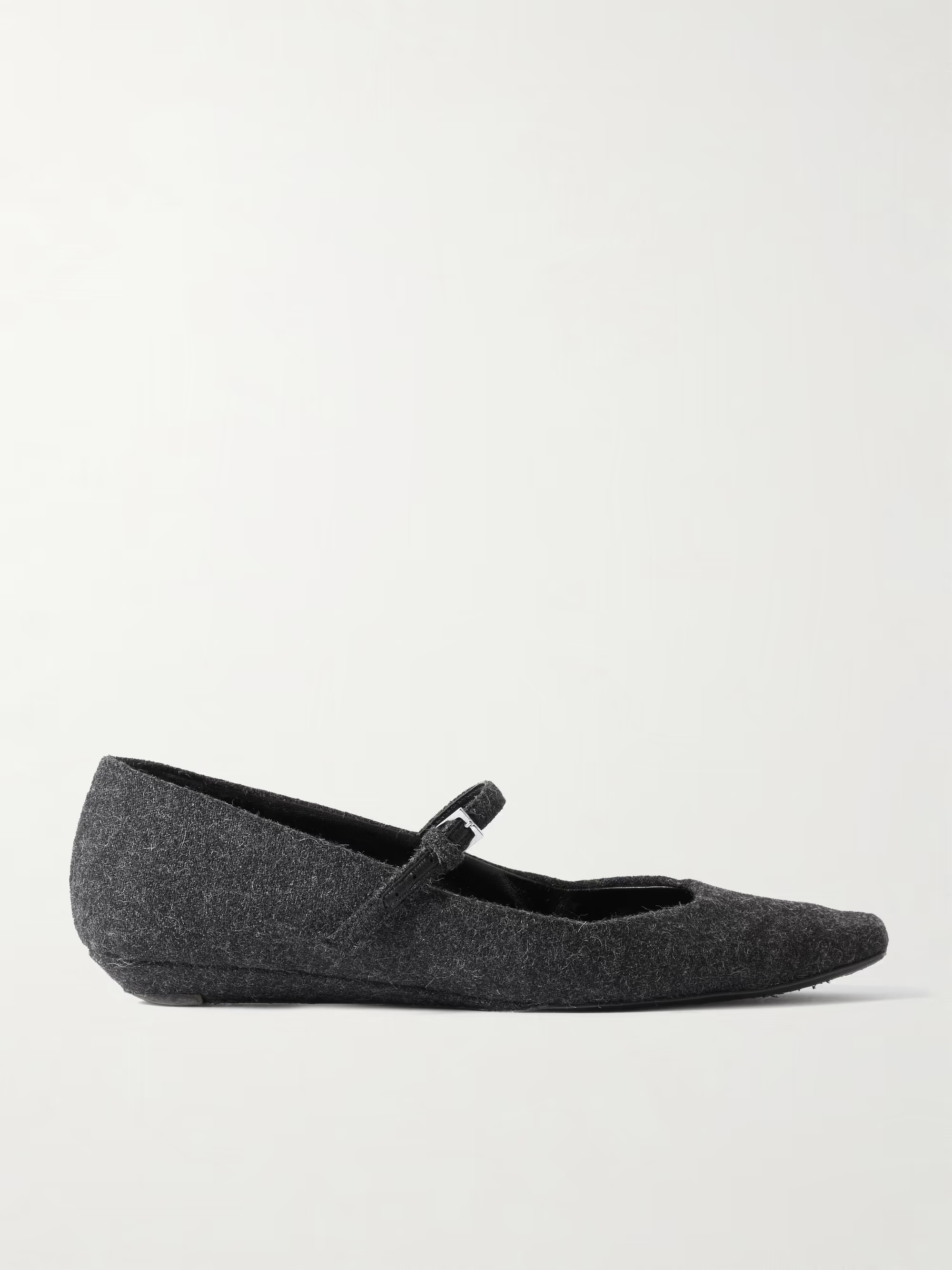 Regane flannel Mary Jane ballet flats | NET-A-PORTER (US)