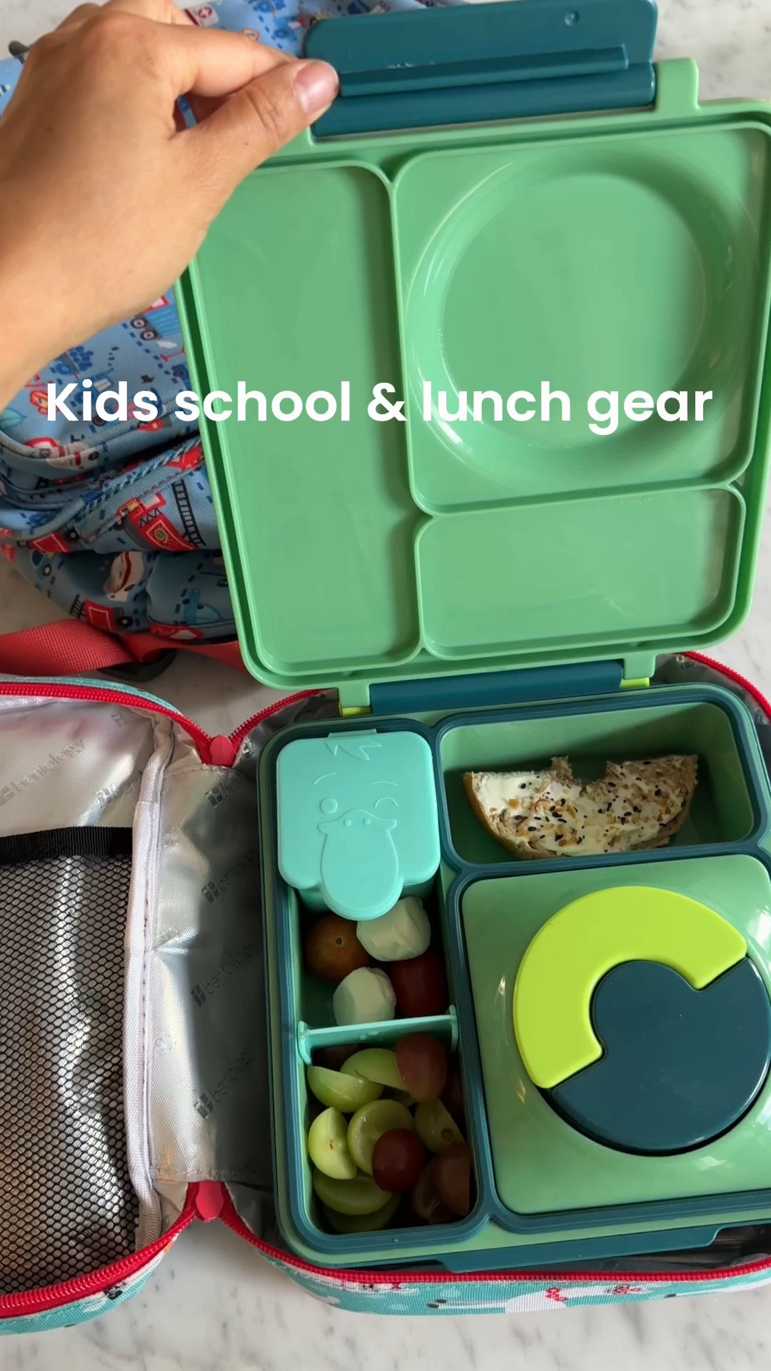 Our kids lunch and school gear. 

Backpack is the 15L size.

We Used the Bentgo lunch box in preschool and pre K since it’s small and then switched to Omiebox for kindergarten through second grade.

#LTKKids