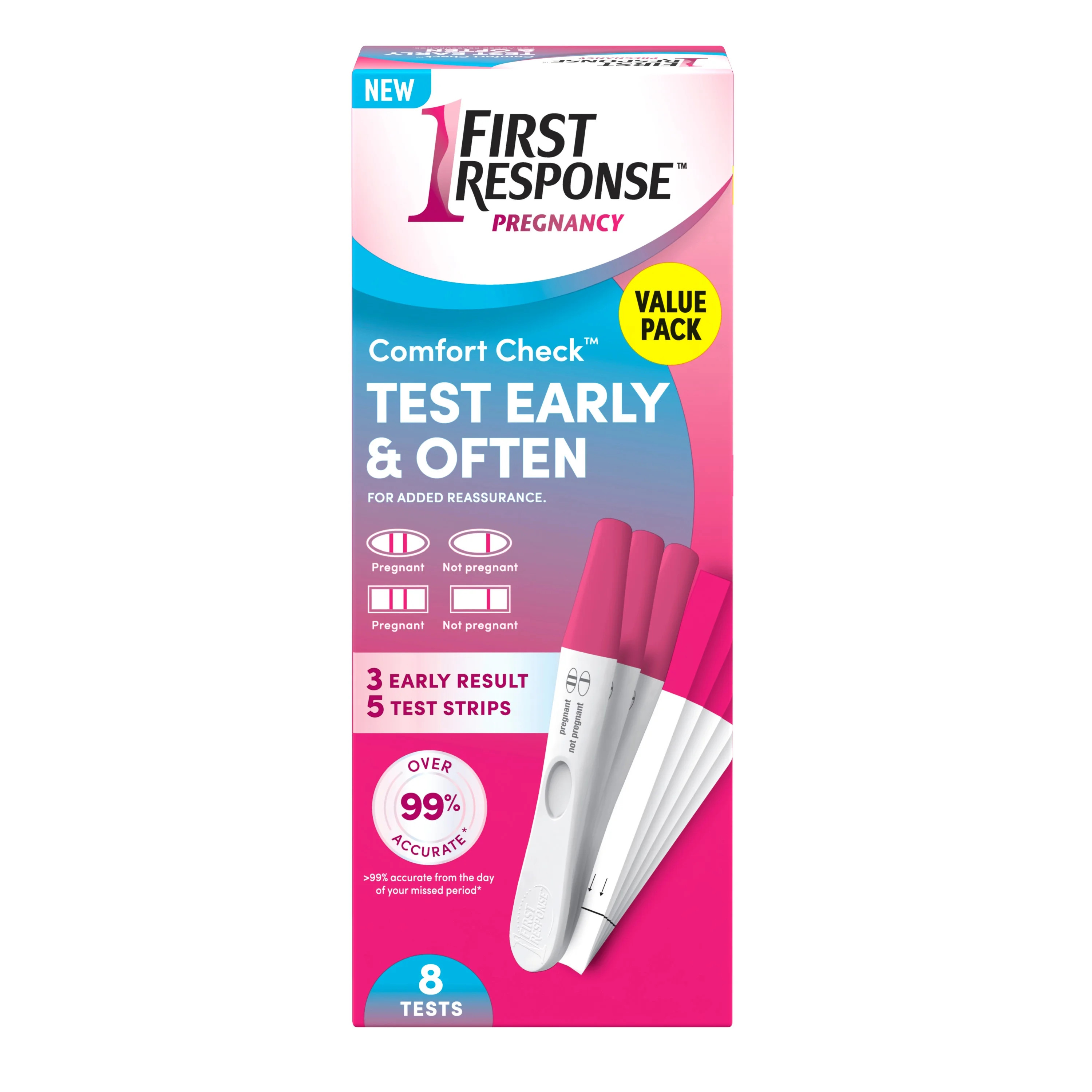 First Response Comfort Check Pregnancy Test, 8 Count | Walmart (US)