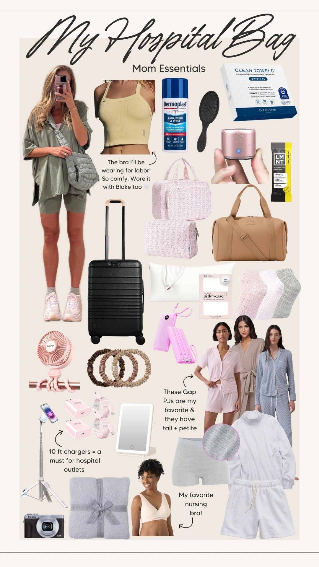 My hospital must-haves: what I’m packing in my hospital bag! I’m also sharing what I packed for baby. 

 

#LTKstorytime #LTKBaby #LTKmomlife