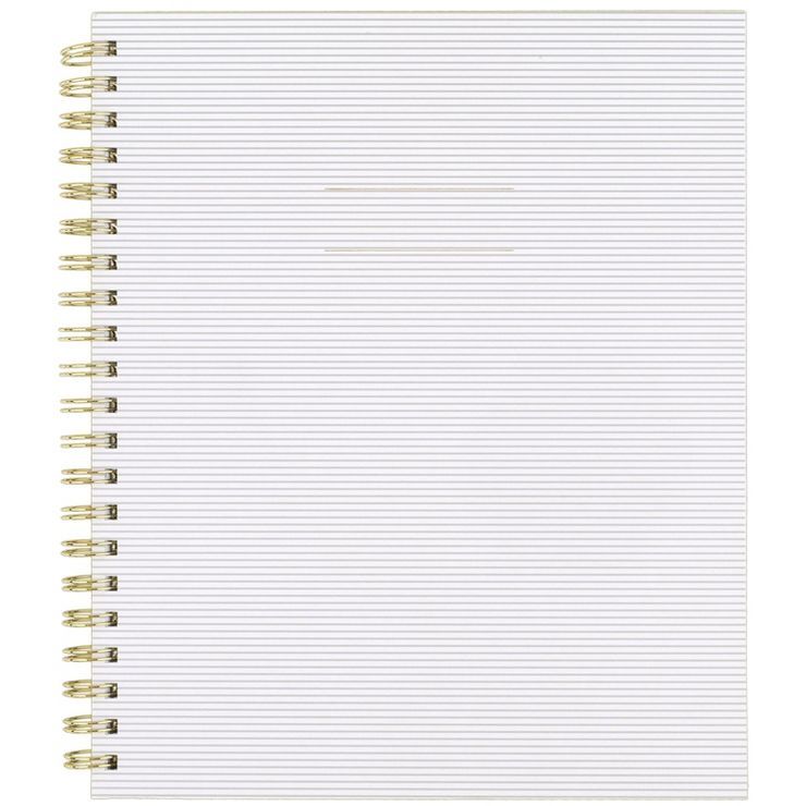 1 Subject Spiral Notebook Gray Stripe - Sugar Paper Essentials | Target