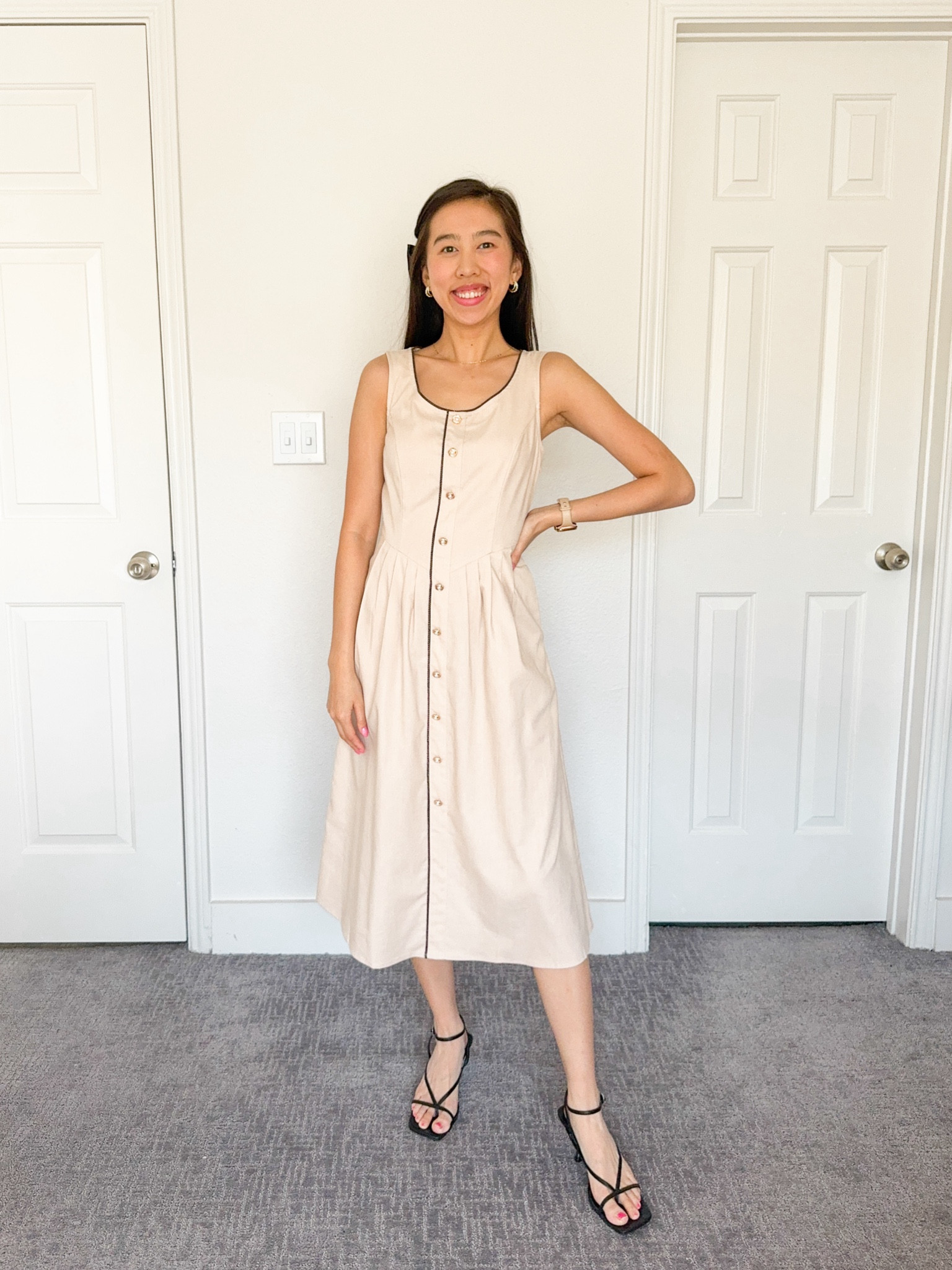 Dress (XS), spring dress, spring fashion, spring outfit, spring dresses, midi dress 

#LTKsalealert #LTKfindsunder50 #LTKstyletip