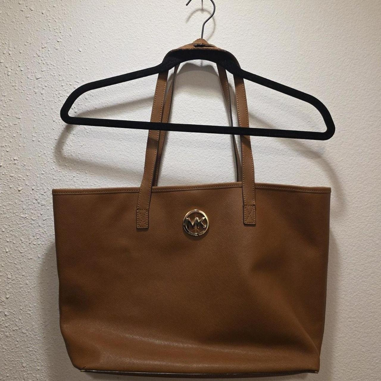 Michael Kors Women's Tote bags - Brown/Gold | Depop US