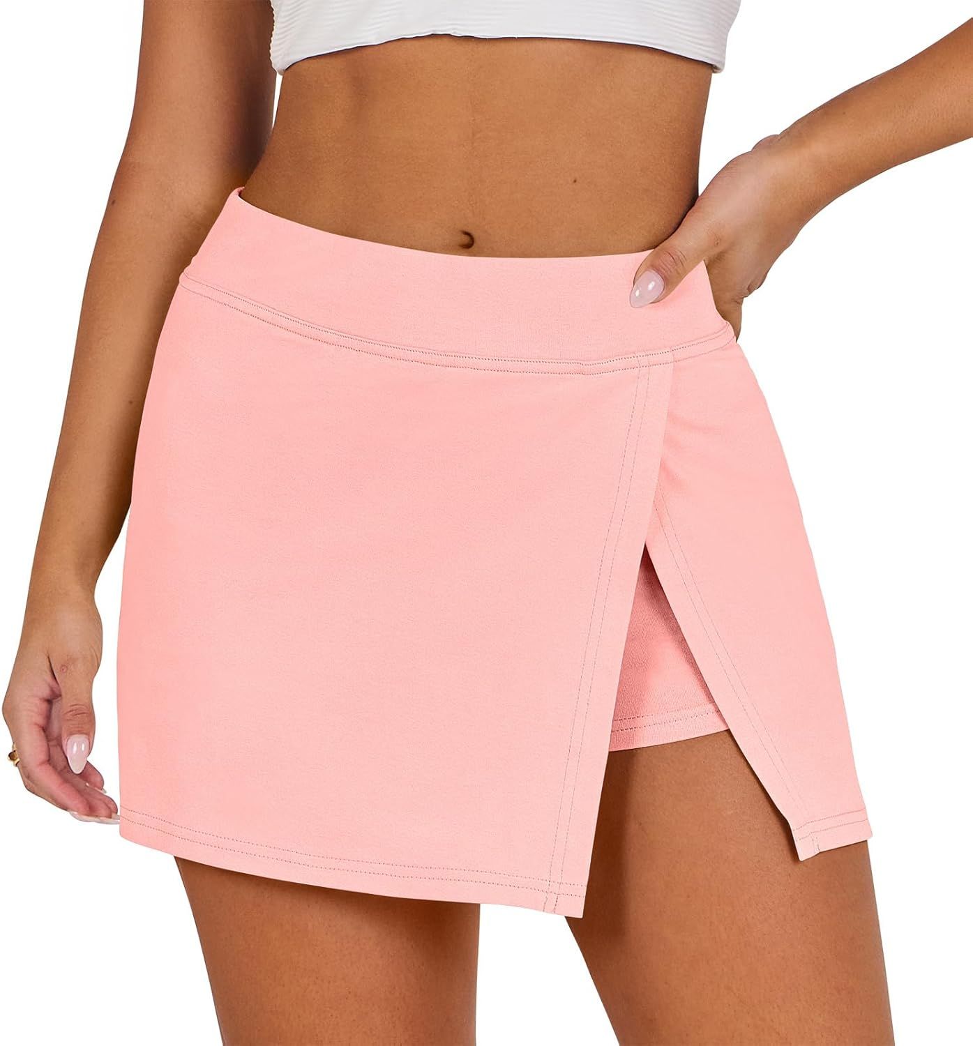 ANRABESS Women's Tennis Golf Skirts 2024 Summer High Waisted Inner Shorts Athletic Workout Skorts... | Amazon (US)