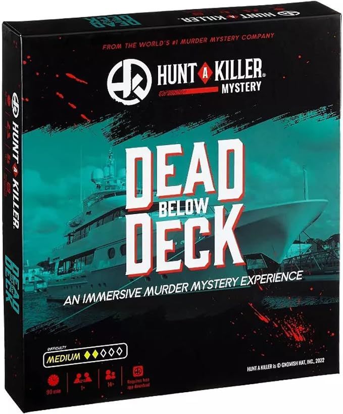 Hunt A Killer Dead Below Deck - Solve a Murder on a Yacht - Game for True Crime Fans with Documen... | Amazon (US)