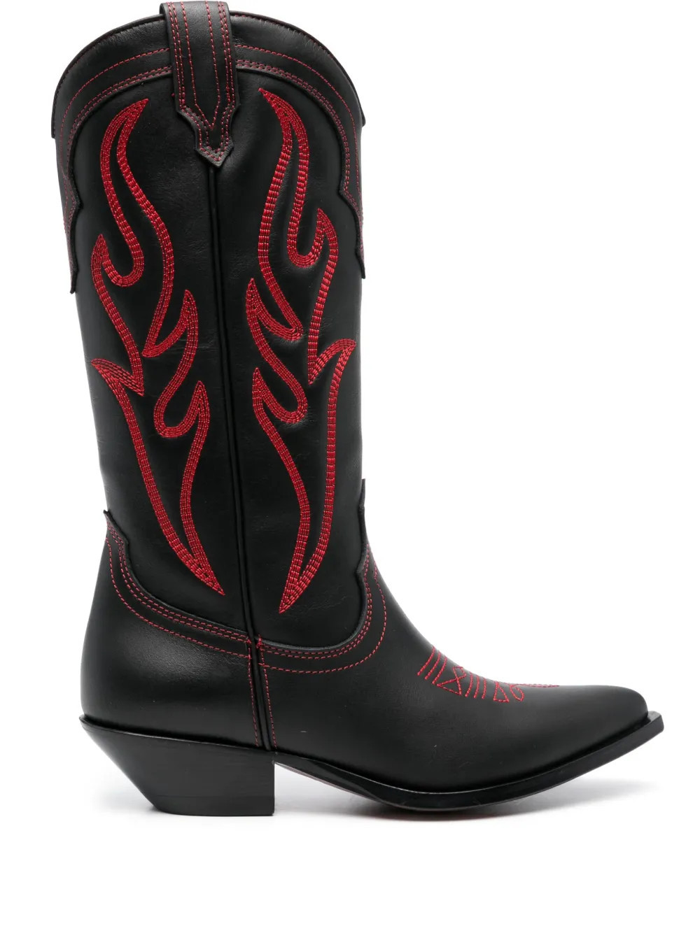 Sonora Santa Fe leather cowboy boots - Black | Farfetch Global