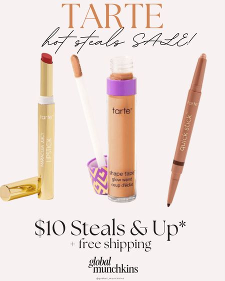 Tarte hot steals! $10 steals and up plus free shipping! So many of my favs at an amazing price! 

#LTKsalealert #LTKbeauty #LTKover40