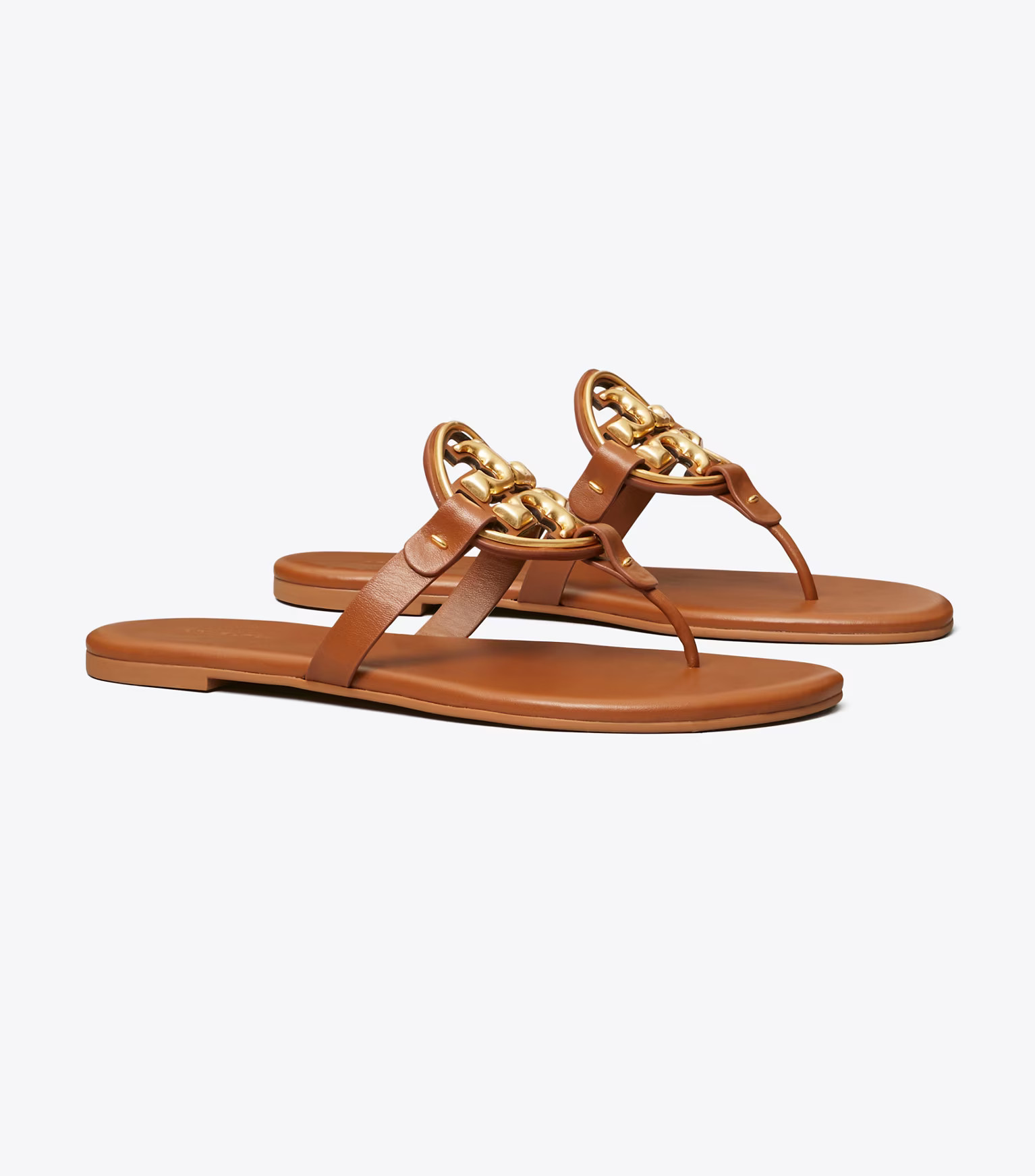 MILLER SOFT METAL LOGO SANDAL | Tory Burch (US)