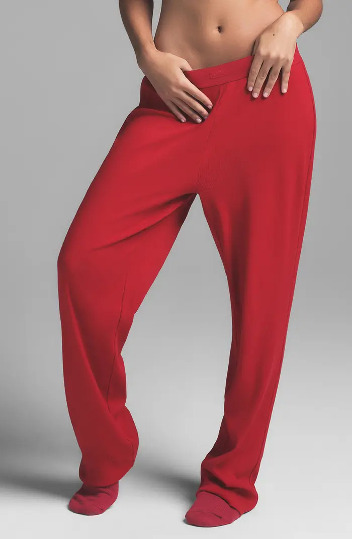 Rib Cotton Blend Lounge Pants | Nordstrom