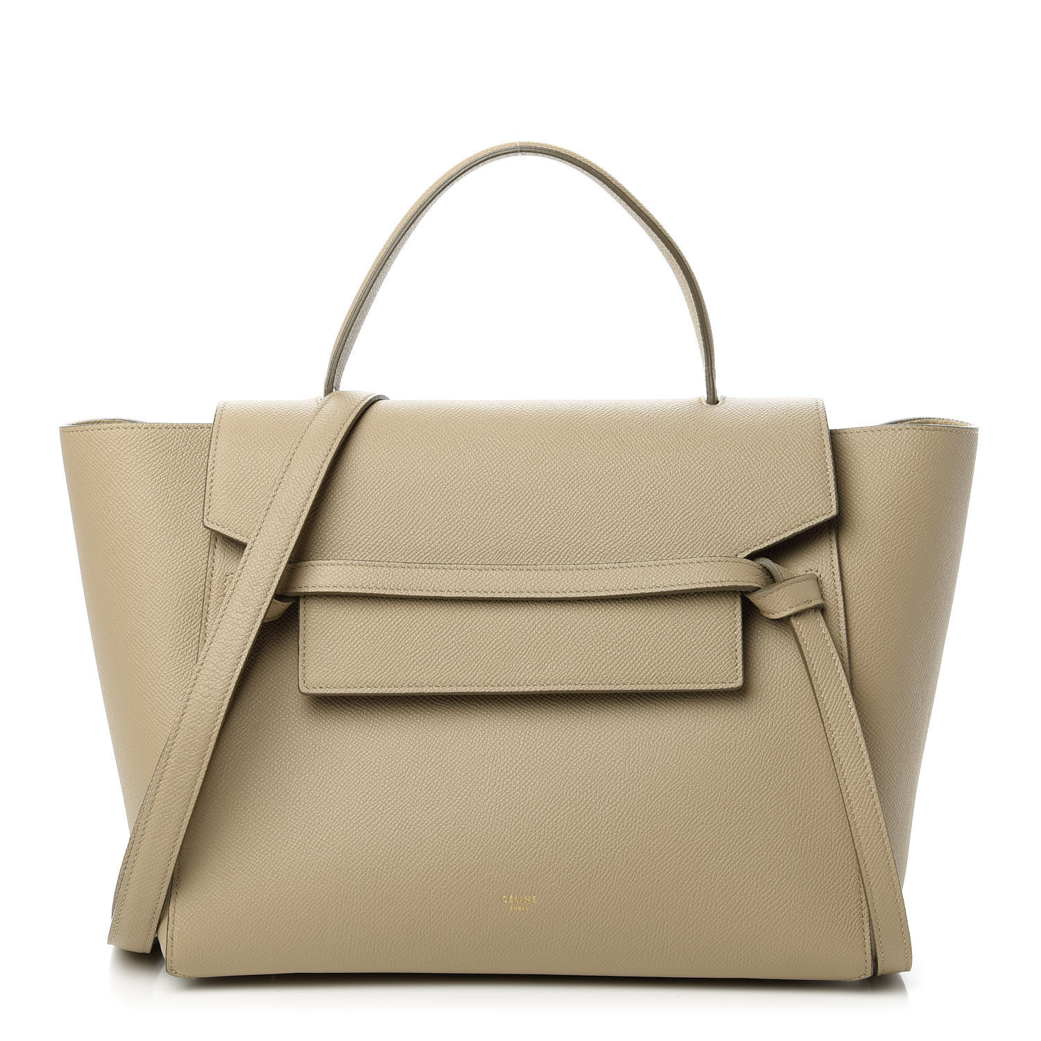 Grained Calfskin Mini Belt Bag Light Taupe | Fashionphile