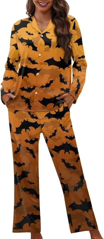 Pajamas for Women Set Long Pants Sleepwear Sets Soft Comfy Night Wear V-Neck Loungewear Cute Paja... | Amazon (US)