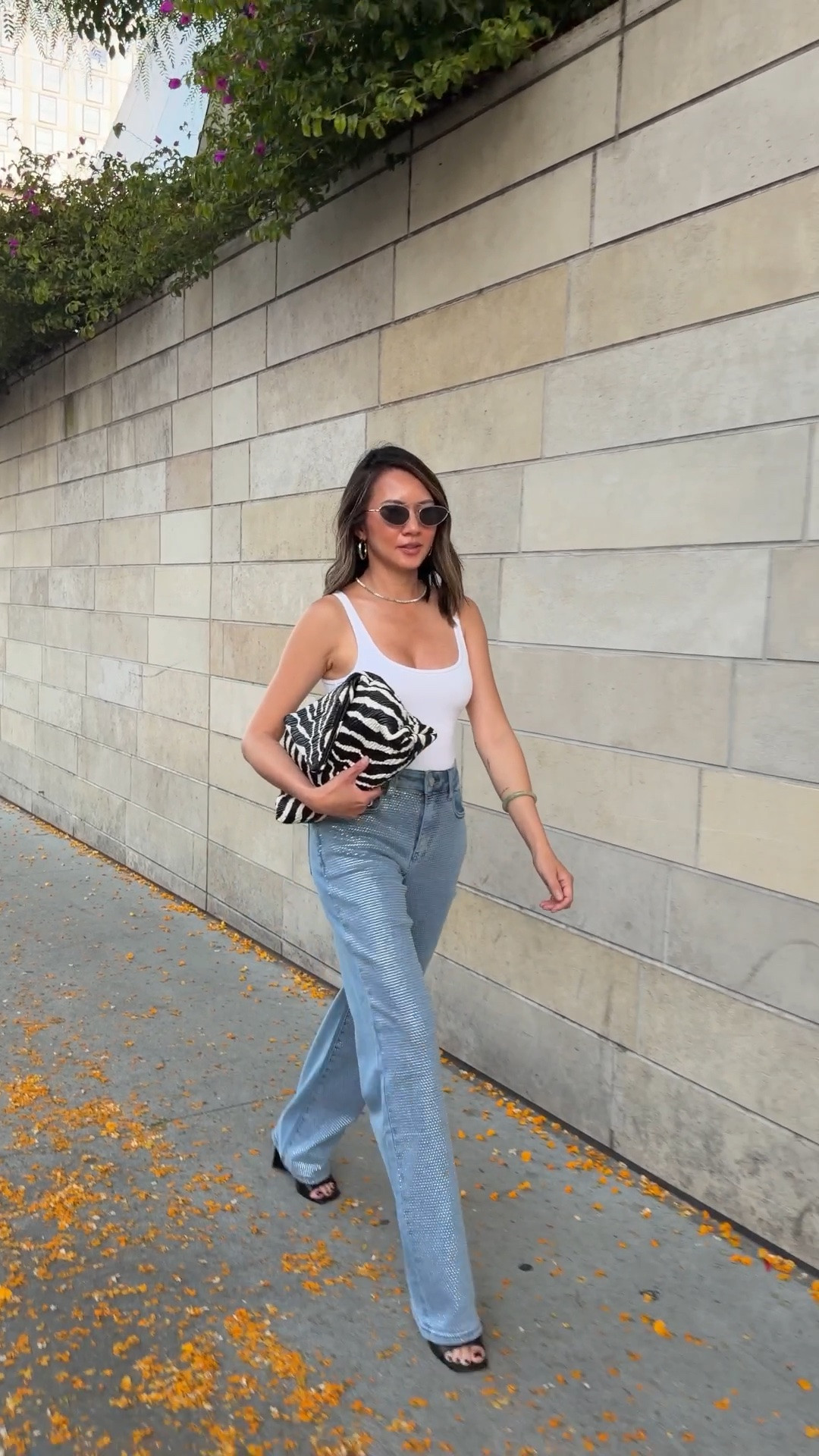 Sale alert ⚡️ How fun are these jeans? Love the shimmer. Grab it on sale for 50% off now.  

Spring outfit, summer outfit, jeans, sale, ootd, ootn, The Stylizt

#LTKSaleAlert #LTKOver40 #LTKootd