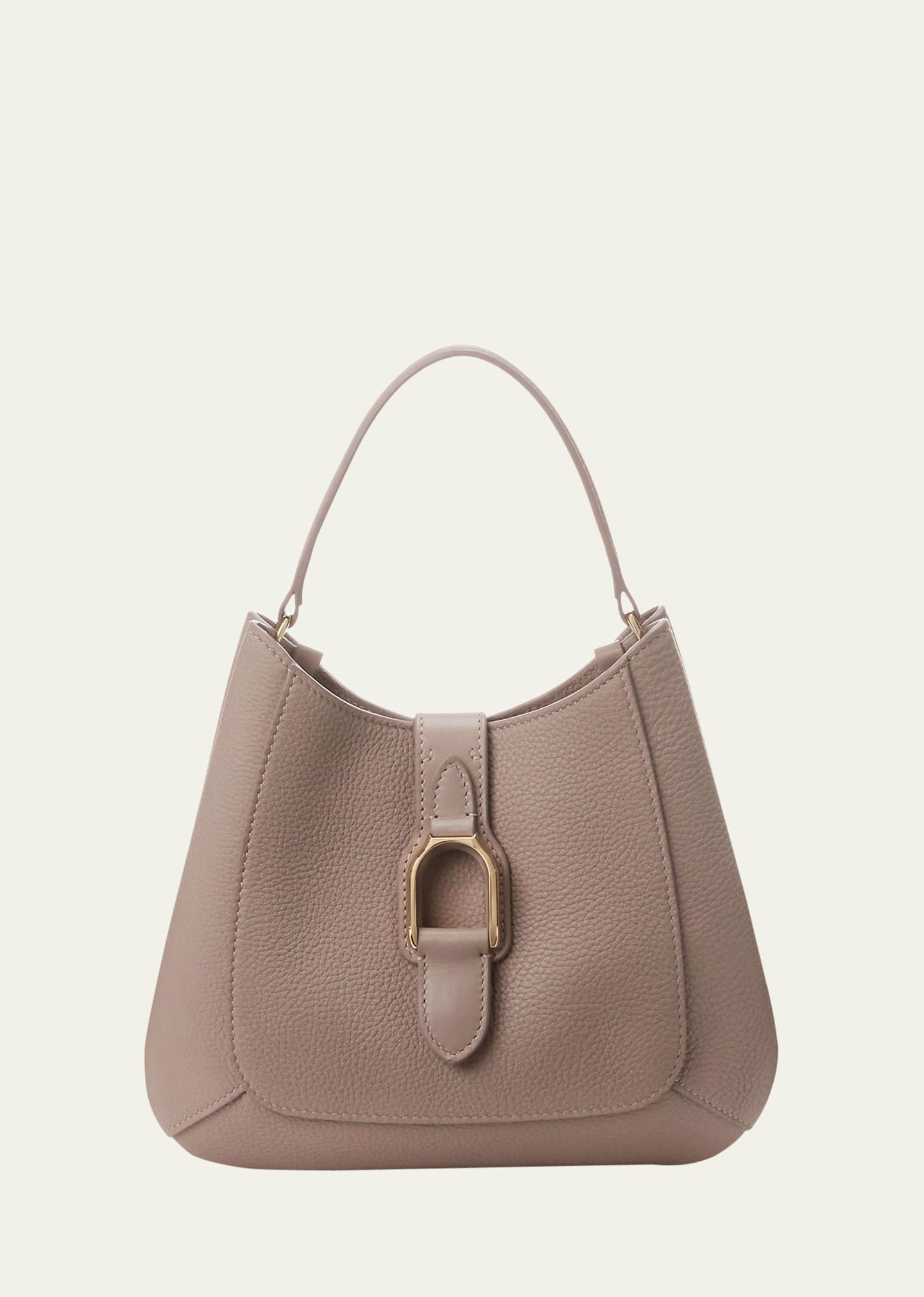 Ralph Lauren Collection Wellington Mini Pebbled Leather Hobo Bag | Bergdorf Goodman