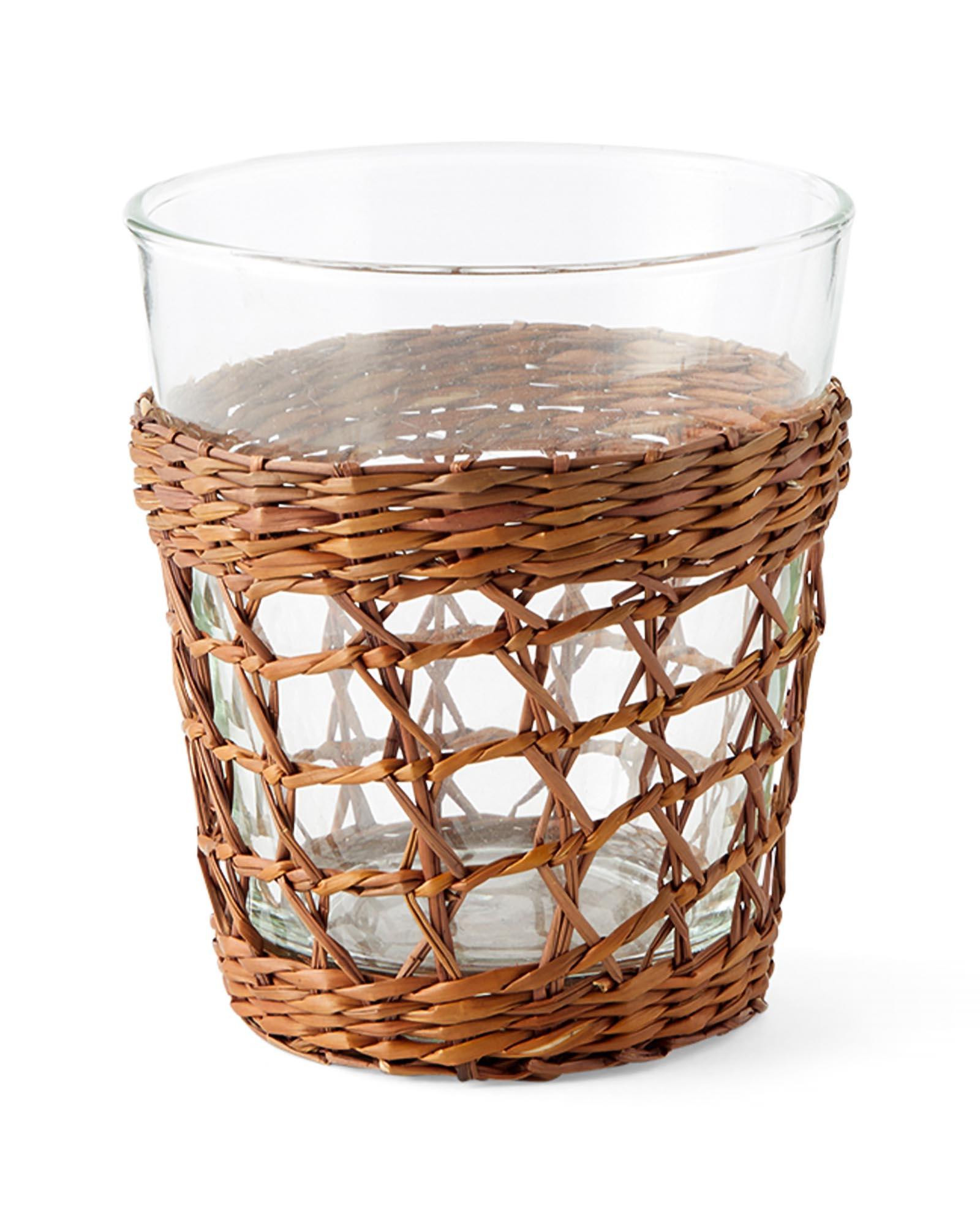 Cayman Seagrass Glasses (Set of 4) | Serena and Lily