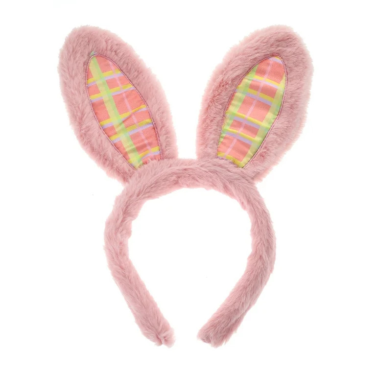 Way to Celebrate Easter Multicolor Bunny Ears Headband, 1 Piece | Walmart (US)