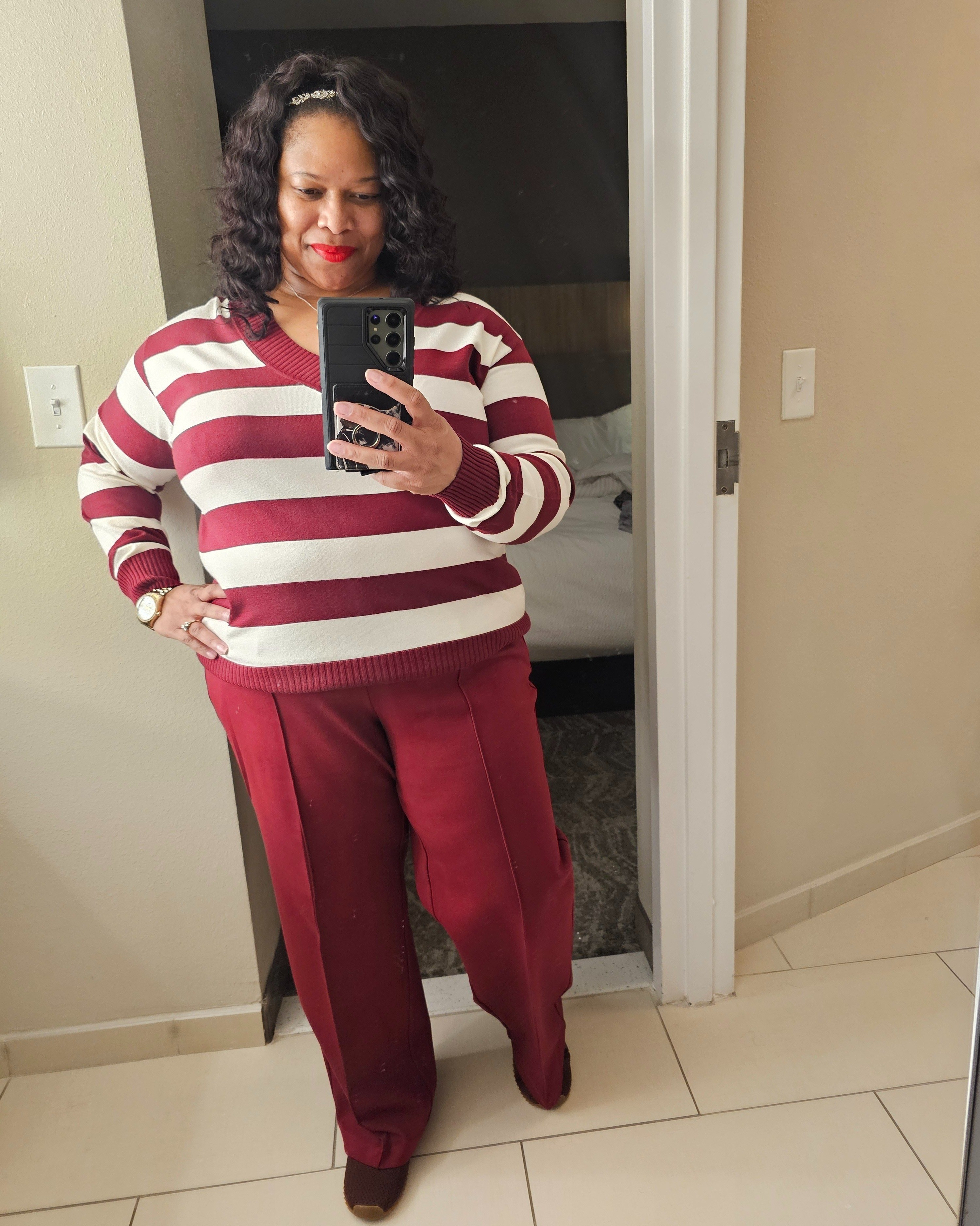 Work OOTD. The shoes are lightweight, warm, and comfortable out the box.  They are leather lined making them perfect for colder days but excellent for days on your feet.

#LTKWorkwear #LTKPlusSize #LTKWatchNow
