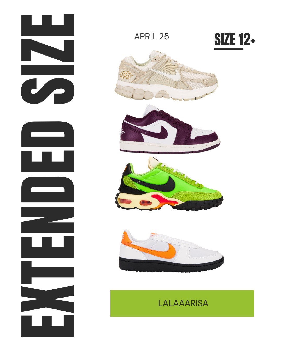 Extended size shoe options 
#tallwomen #bigfeerbaddie 

#LTKStyleTip #LTKShoeCrush #LTKPlusSize