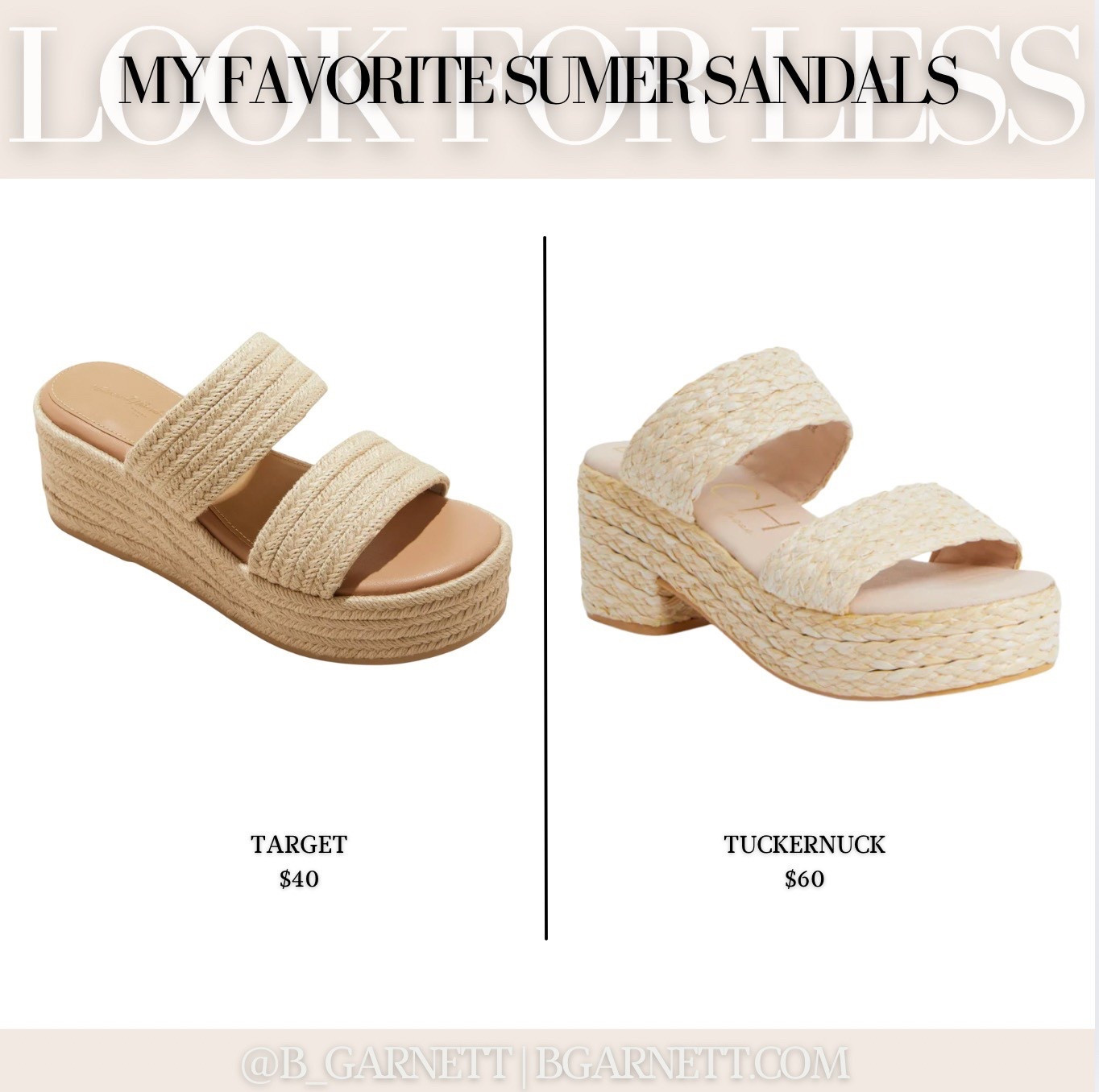 Found a version of my favorite sandals for $20 less. Scoop them up quickly as they are already at limited stock 

Sandals | look for less | summer shoes | platform sandals 

#LTKShoeCrush #LTKFindsUnder50 #LTKStyleTip