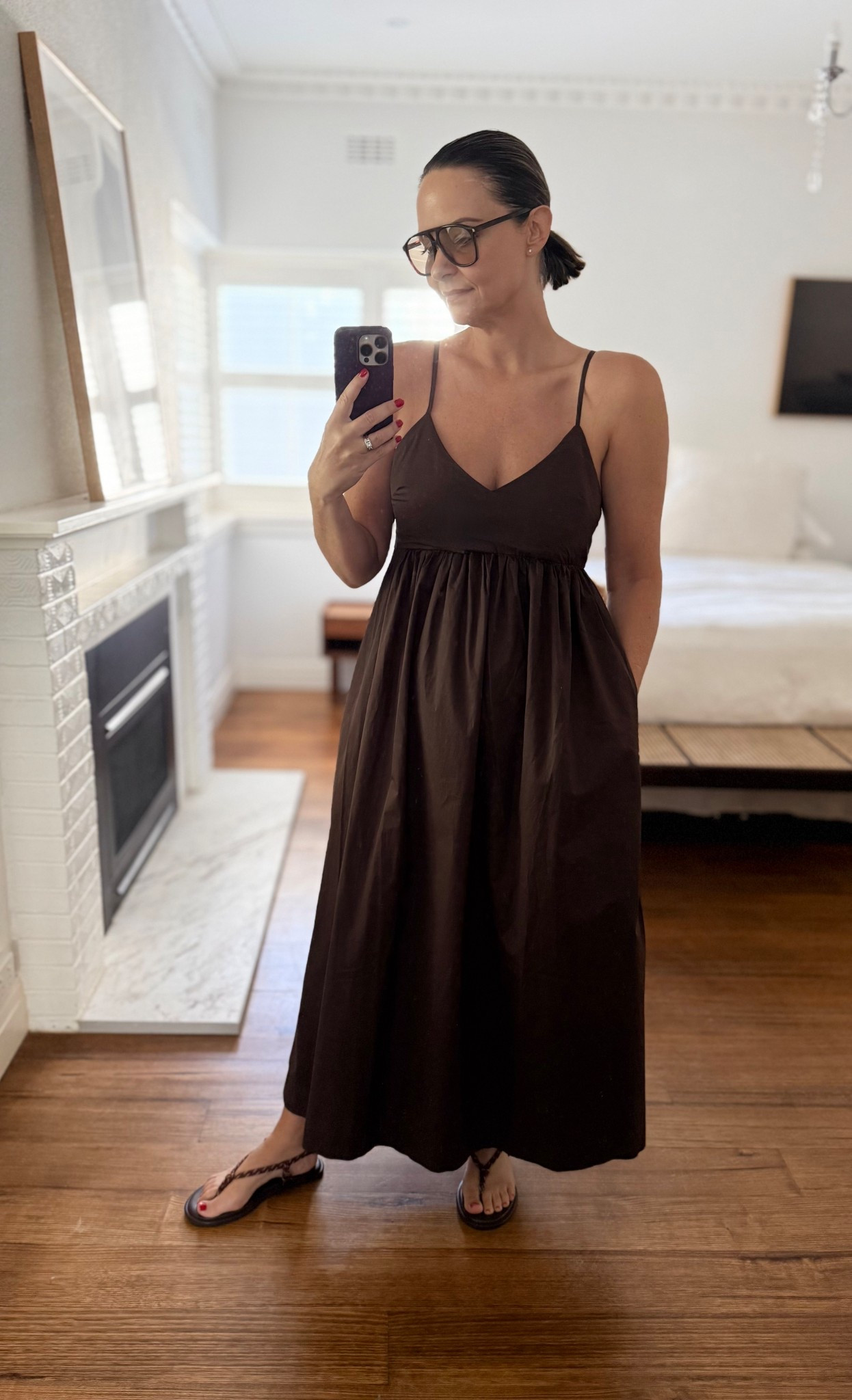 The perfect summer dress on a hot day 