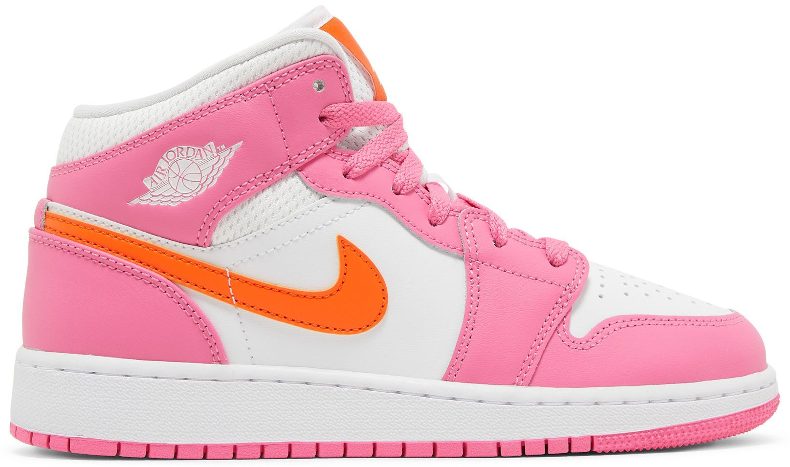 Air Jordan 1 Mid GS 'Pinksicle Orange' | GOAT