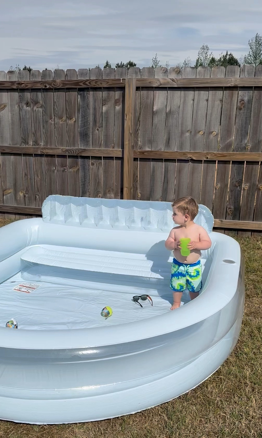 The most comfy family pool from Target! Oliver is loving the cup holder. 😂🍹

#summerfun #pool #kiddiepool #backyardparadise #sunshine #summer #targetfinds #toddlersummer

#LTKSeasonal #LTKswim #LTKfamily