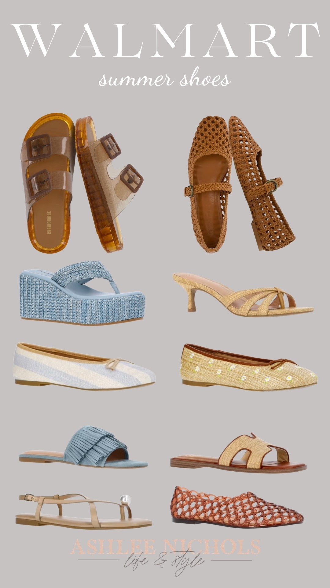 Walmart summer shoes and sandals