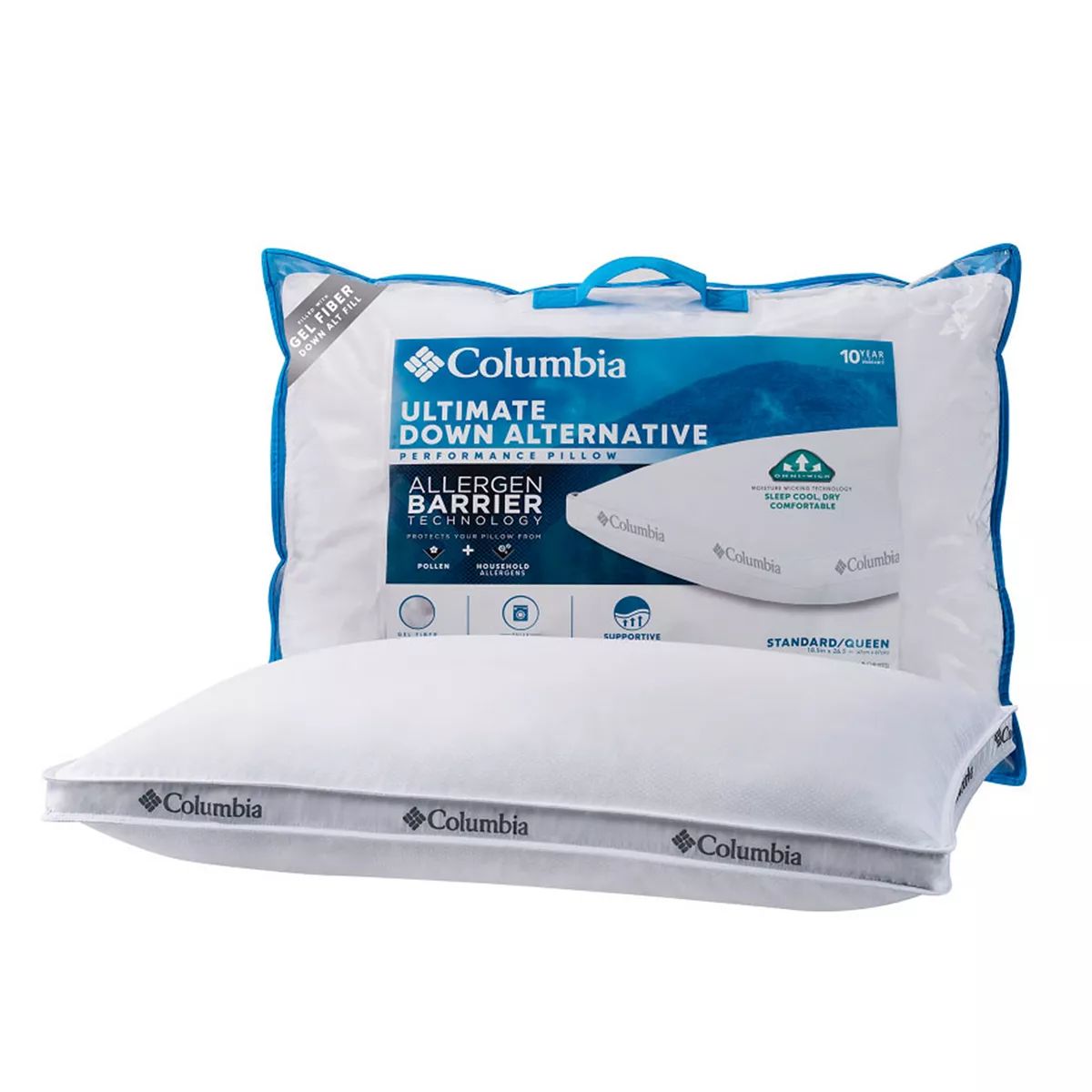 Columbia Down-Alternative Allergen Barrier Side Sleeper Pillow | Kohl's
