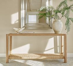 Bolinas Woven Console Table (64") | Pottery Barn (US)