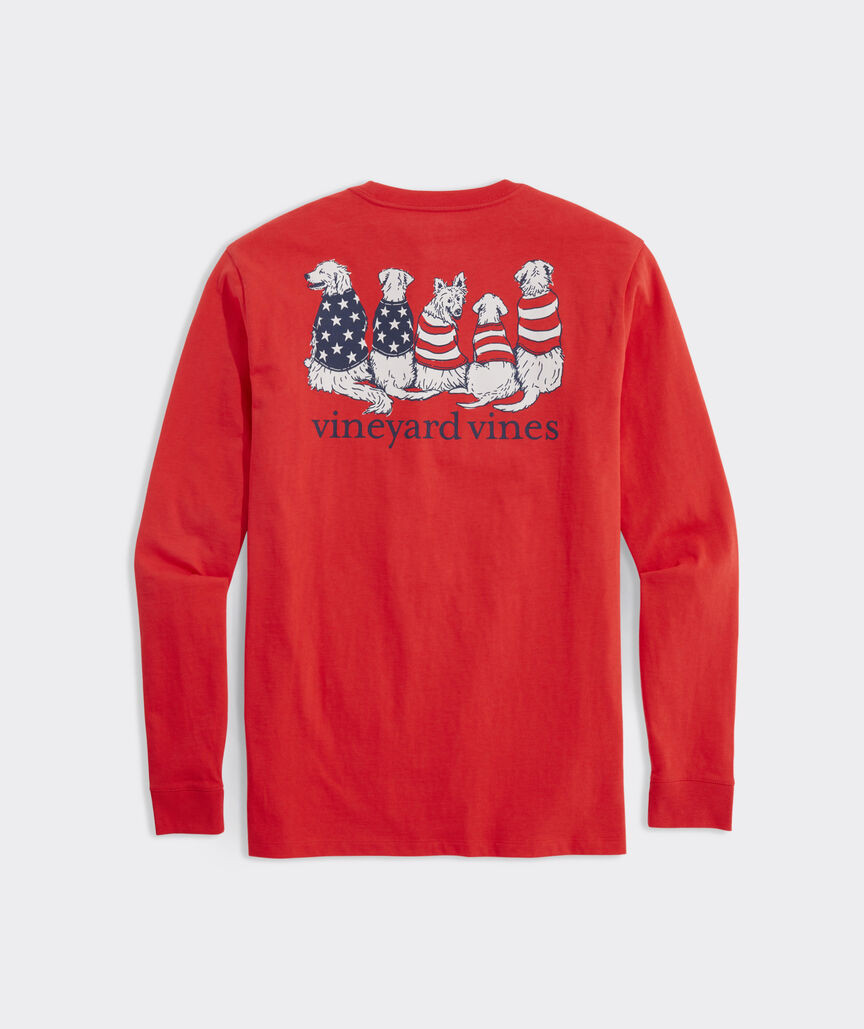 Americana Dogs Long-Sleeve Tee | vineyard vines