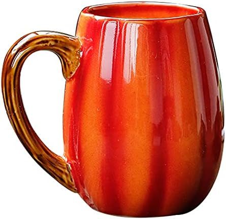 Amazon.com: YINYUEDAO Pumpkin Cup Ceramic Mug for Coffee and Tea , Halloween , Thanksgiving , Chr... | Amazon (US)