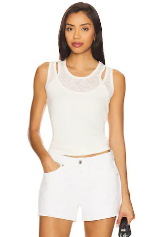 LNA Maris Tank in Whisper White from Revolve.com | Revolve Clothing (Global)