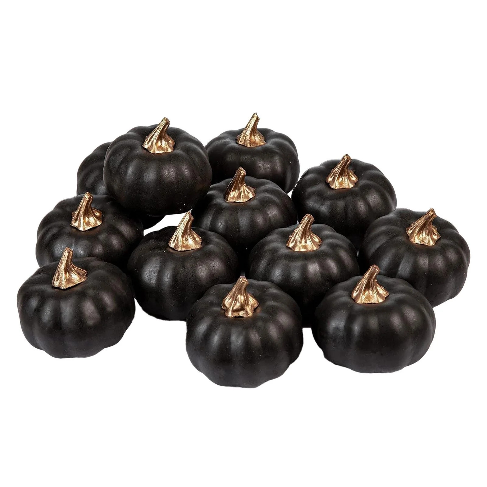 Jierger 12 Pcs Artificial Pumpkins Pumpkin Fall Decor for Autumn Thanksgiving Halloween Decoratio... | Walmart (US)