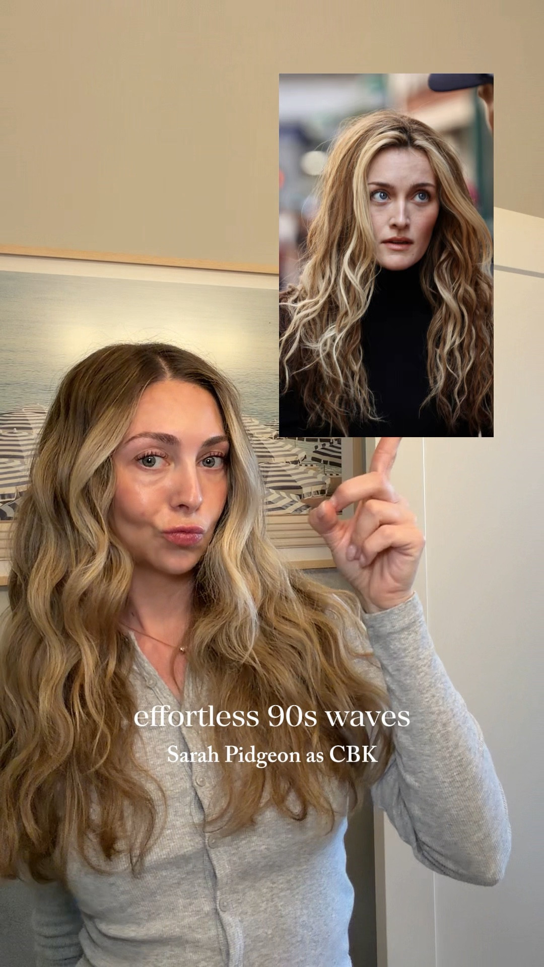 waver + curling iron! 
using 1.25 inch curling iron 

#LTKvlog #LTKmorningroutine #LTKBeauty